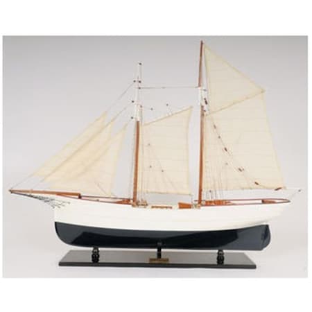 Old Modern Handicrafts Wanderbird Boats and Submarines - Mahogany and White and Dark Blue B057